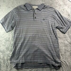 Vintage Clark & Gregory Mens Polo Shirt XL Made In USA Diamond American‎ Embrod